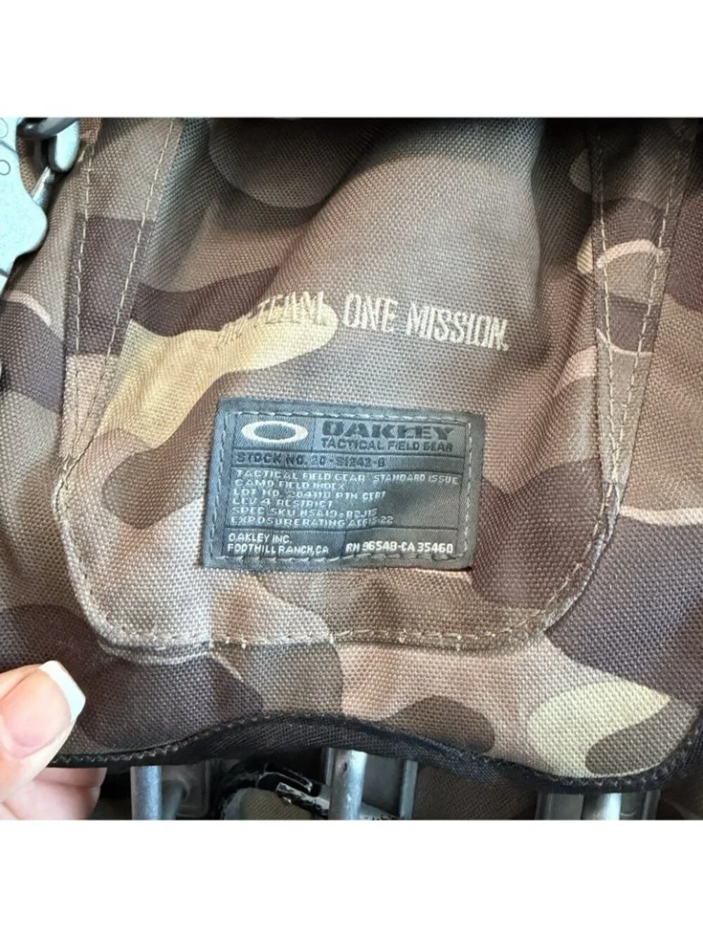 OAKLEY KITCHEN SINK BACKPACK Herb Camo 34L Tactical Field Gear Day Pack Bag